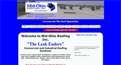 Desktop Screenshot of midohioroofing.com